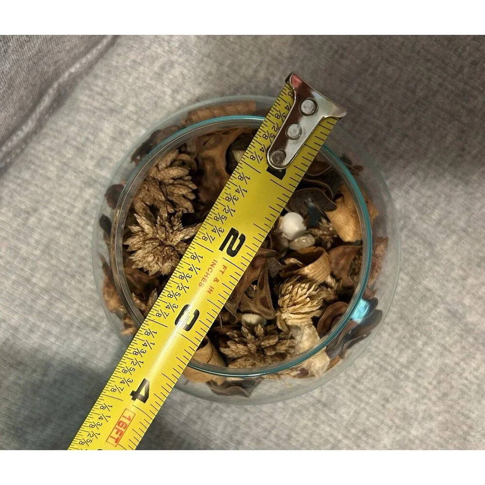 Unmarked glass jar